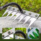 GartenPro Bodenrechen – Kohlenstahl Unkrautrechen für Gartenarbeit